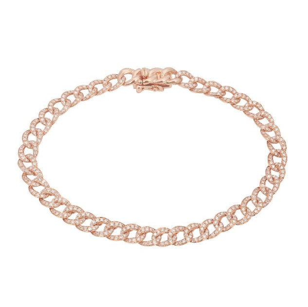 Diamond Pavé Cuban Link Bracelet