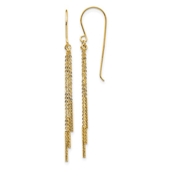 Fall in Line Gold Earrings