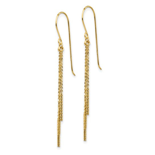 Fall in Line Gold Earrings