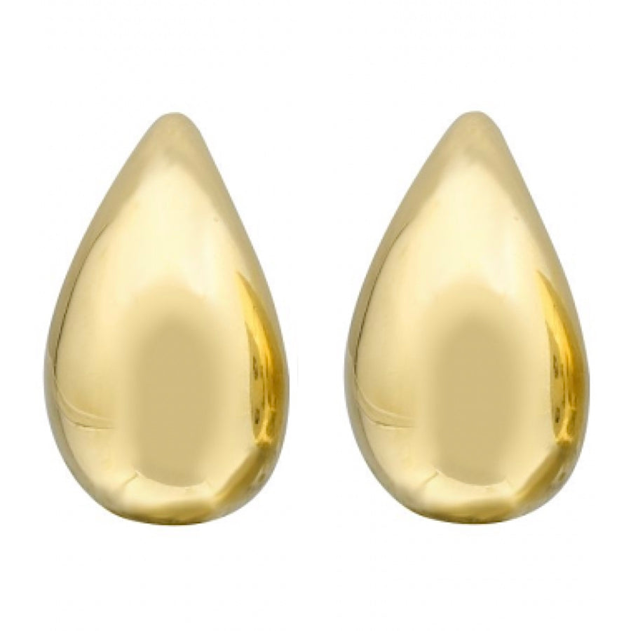 Light as a Teardrop Gold Earrings