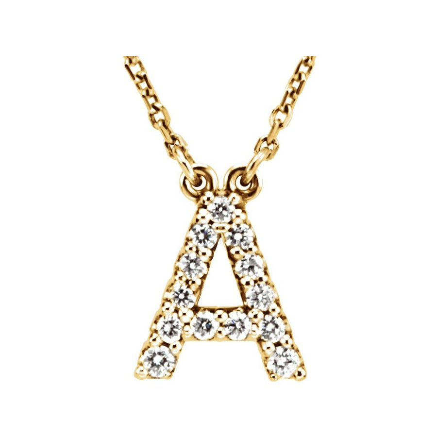 Initial Diamond Necklace