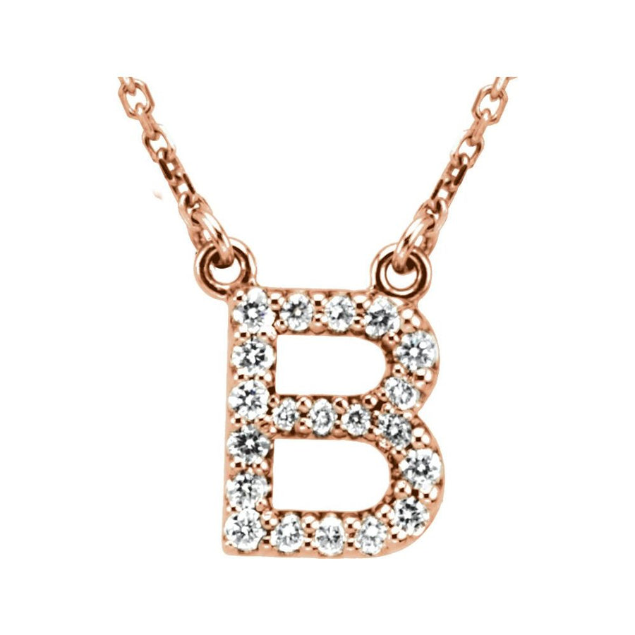 Initial Diamond Necklace