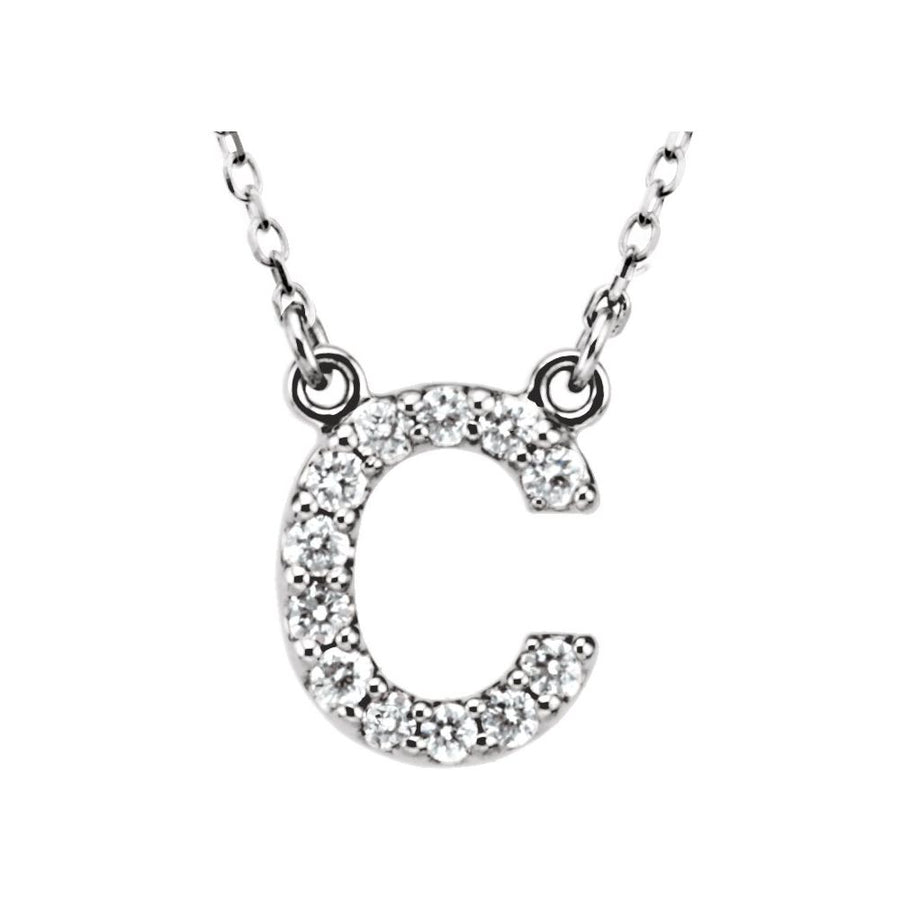 Initial Diamond Necklace