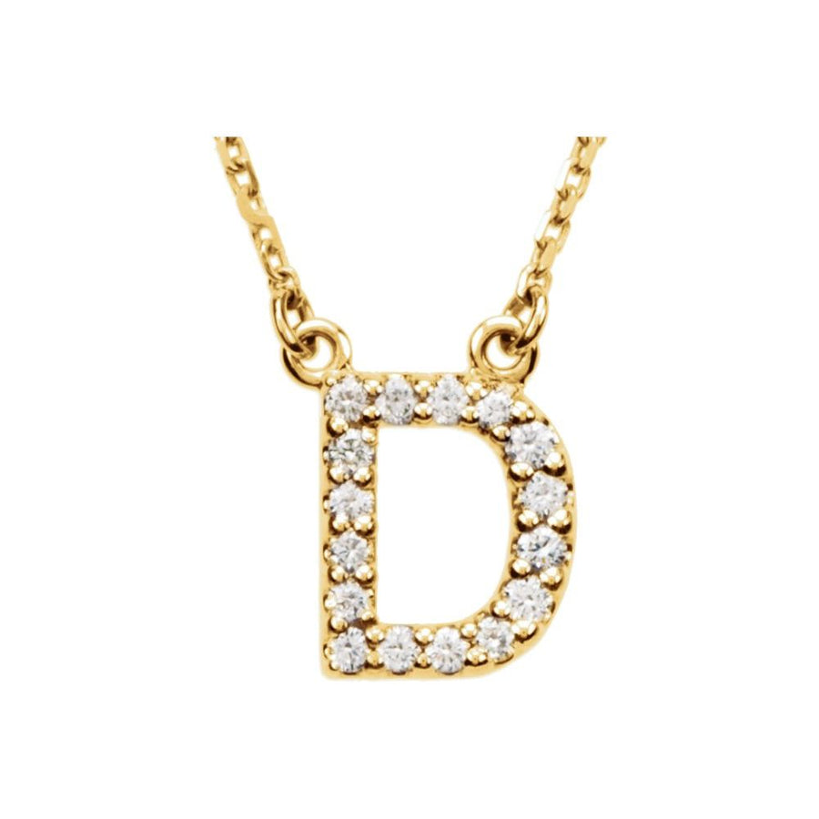 Initial Diamond Necklace