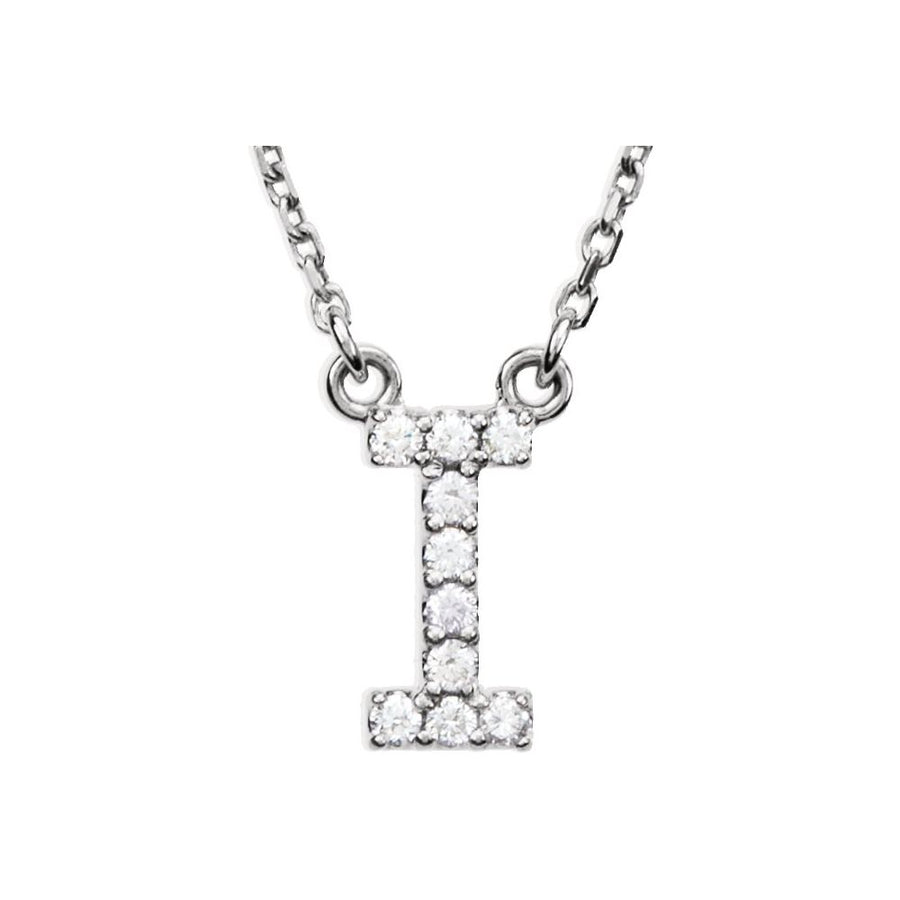 Initial Diamond Necklace