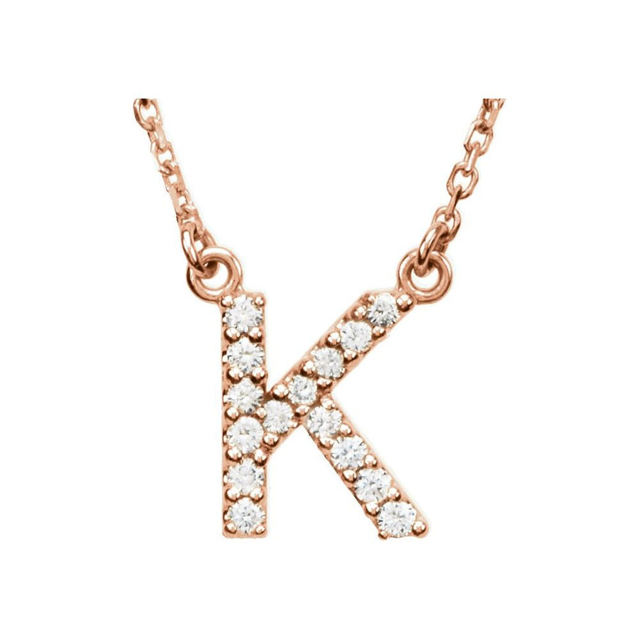 Initial Diamond Necklace