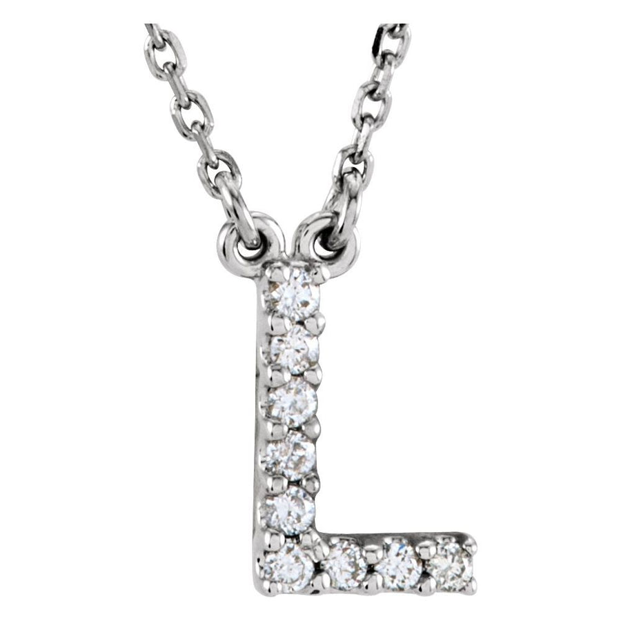 Initial Diamond Necklace