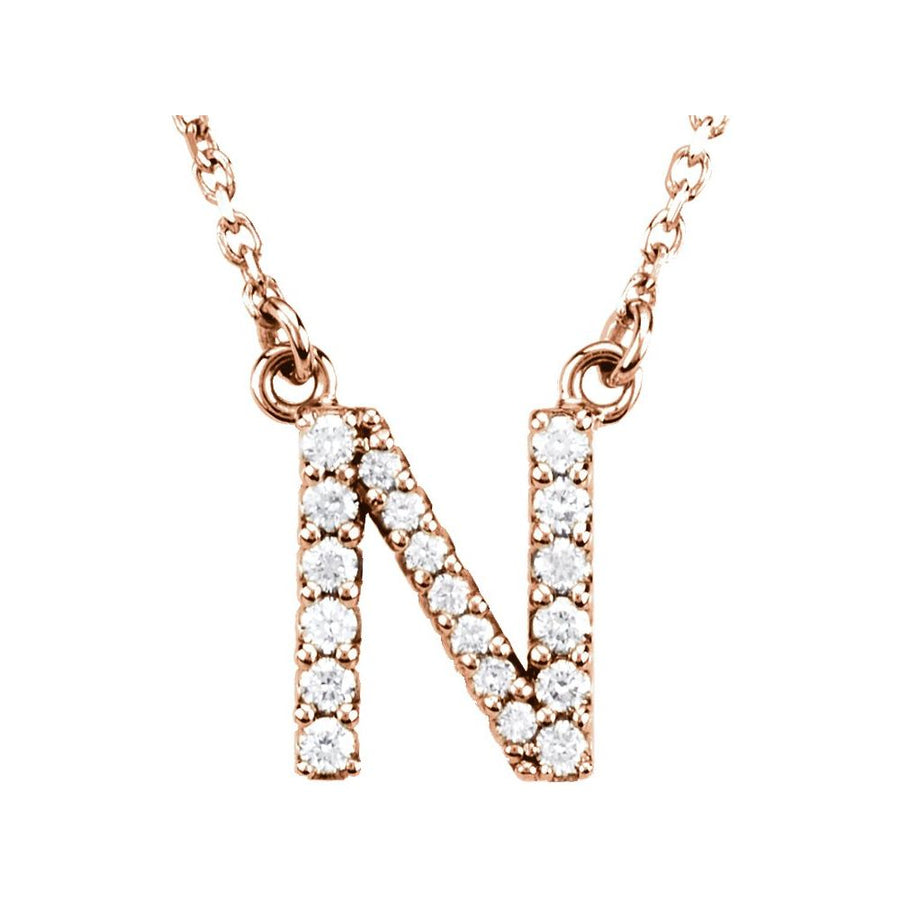 Initial Diamond Necklace