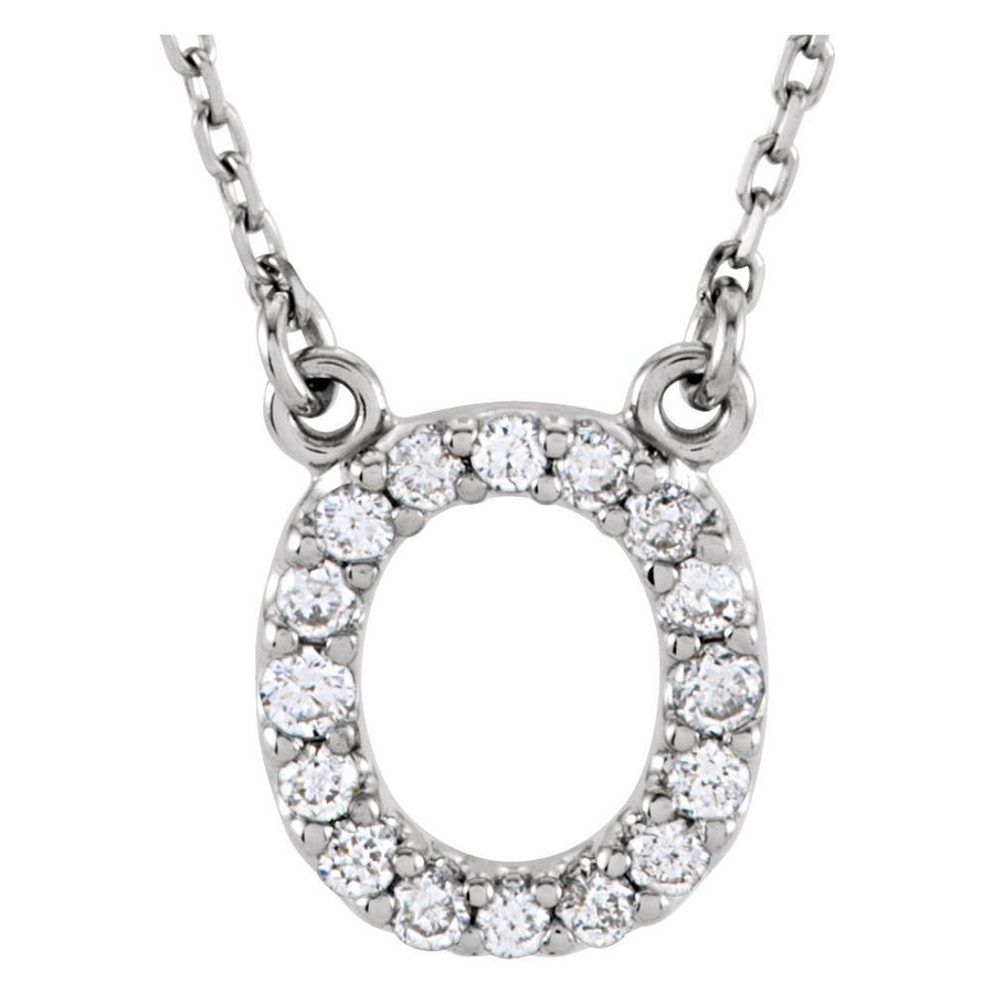 Initial Diamond Necklace