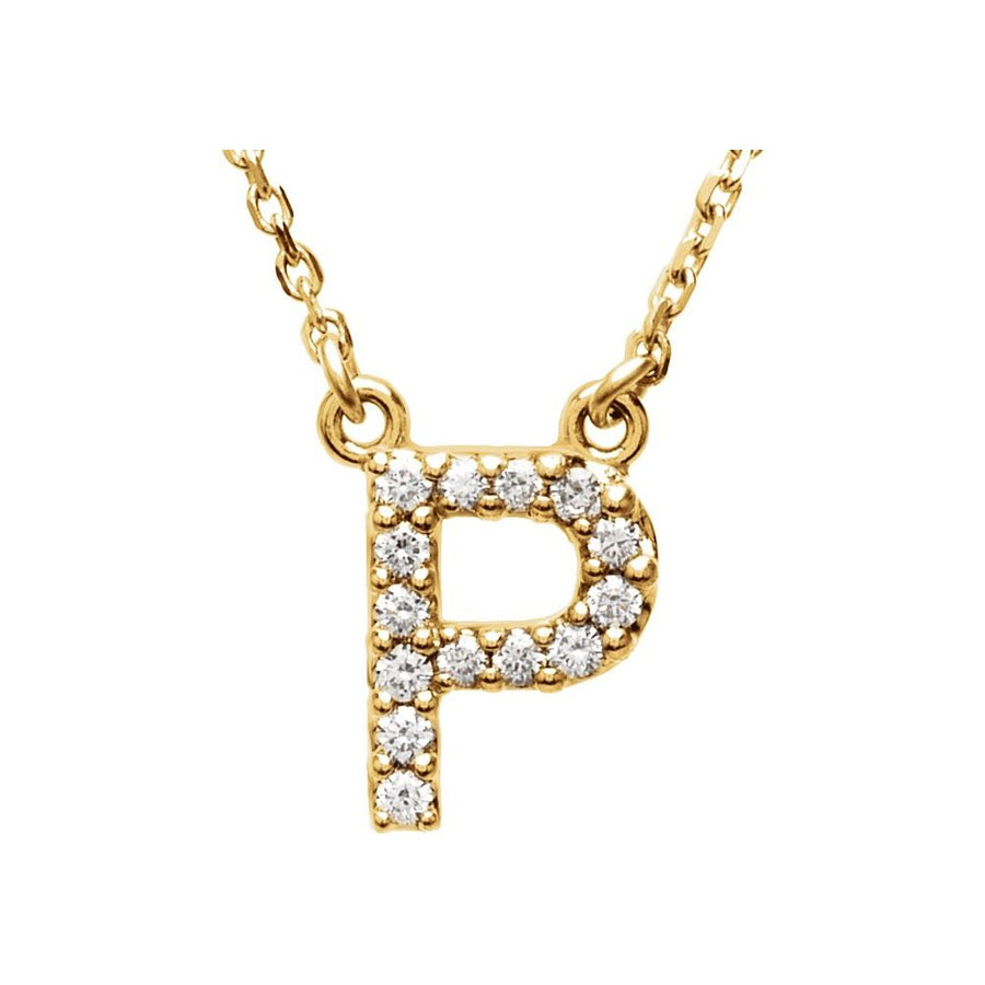 Initial Diamond Necklace