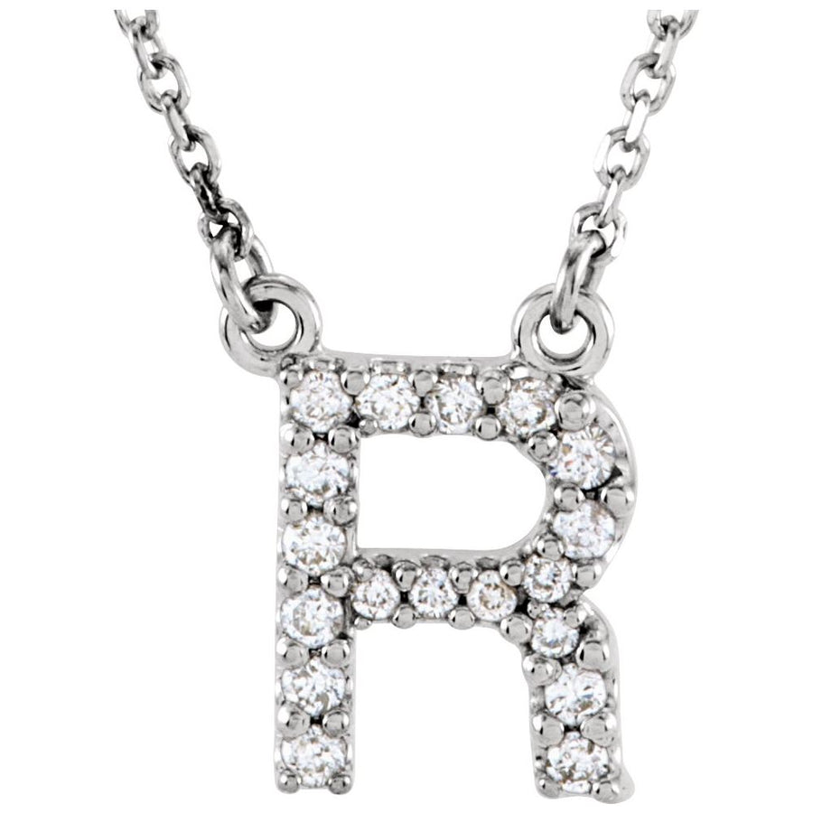 Initial Diamond Necklace