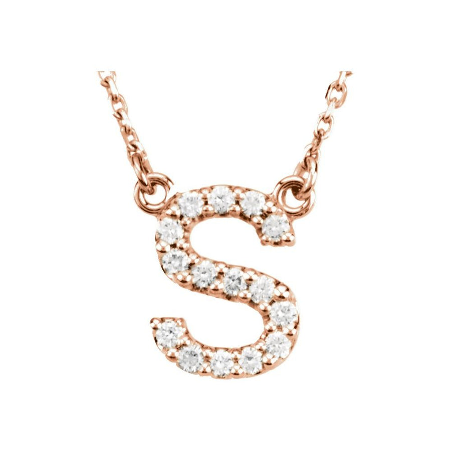 Initial Diamond Necklace