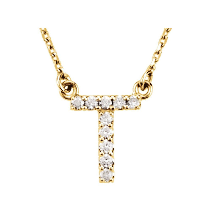 Initial Diamond Necklace