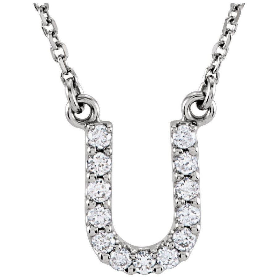 Initial Diamond Necklace