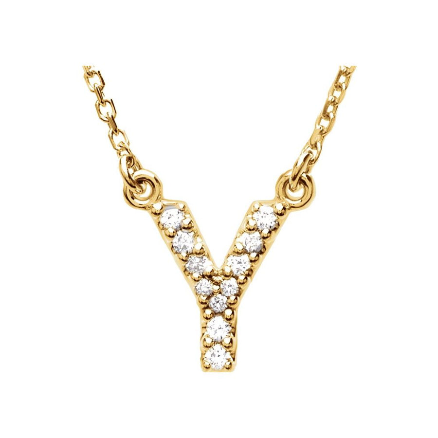 Initial Diamond Necklace