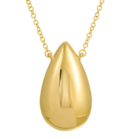 Light as a Teardrop Gold Necklace