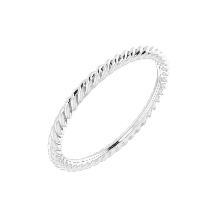 Slim Eternity Rope Ring