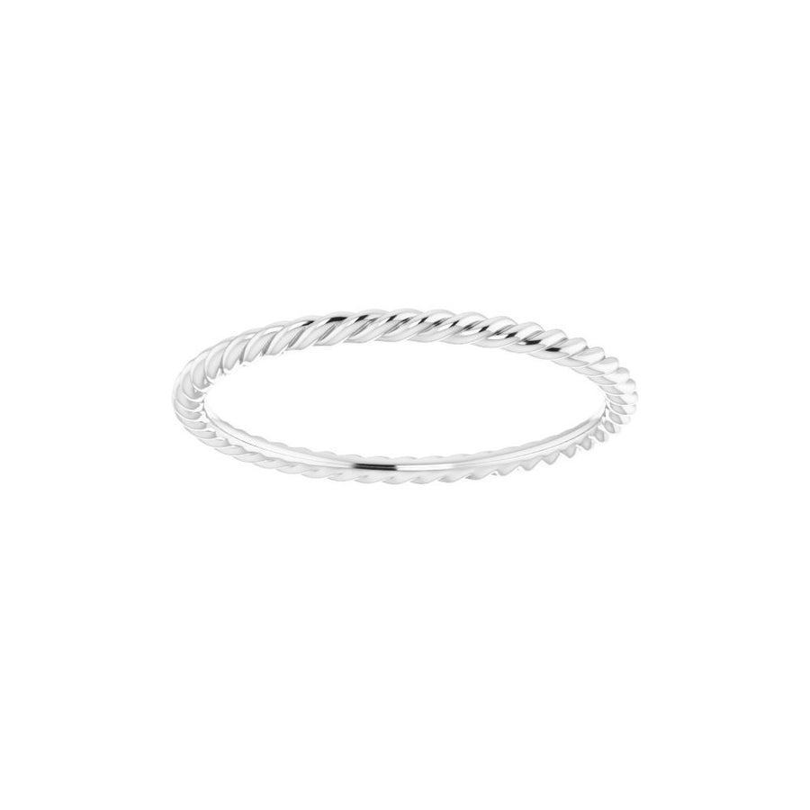 Slim Eternity Rope Ring