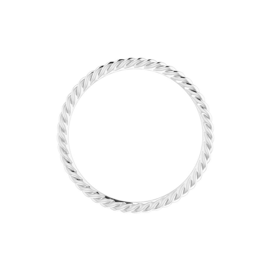 Slim Eternity Rope Ring