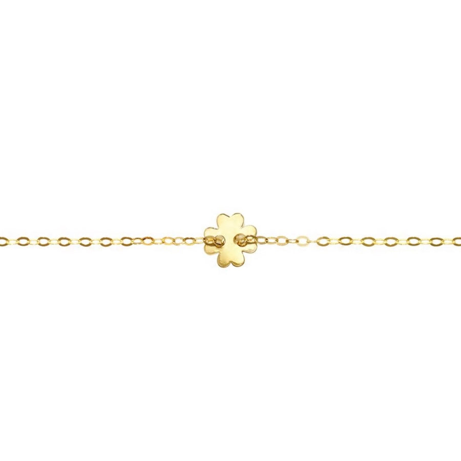 Mini Gold Clover Bracelet