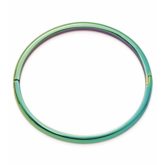 Be Your Own Rainbow Hinged Bangle