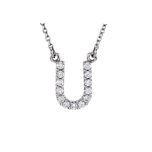 Initial Diamond Necklace