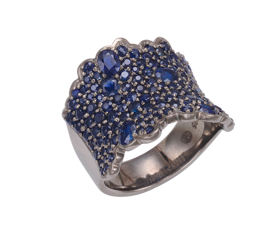 Pavé Sapphire Ring