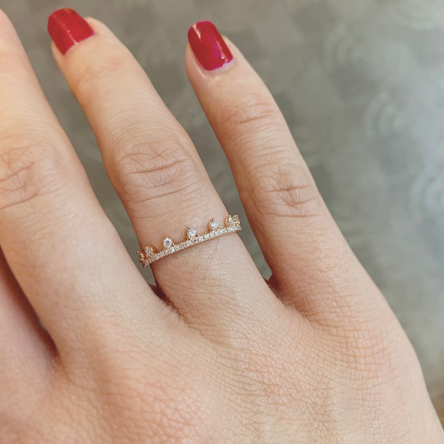 Always Right Diamond Stacking Ring