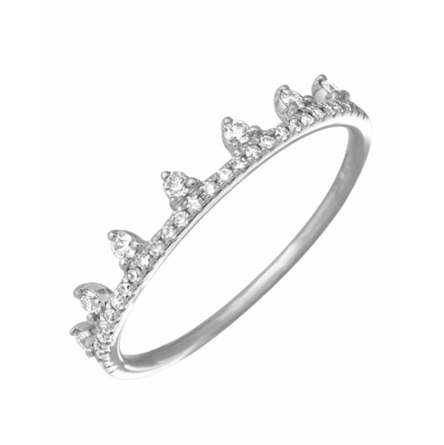 Always Right Diamond Stacking Ring